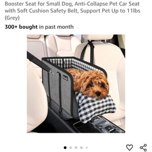 Pet Car Seat for Small Dogs - Gray